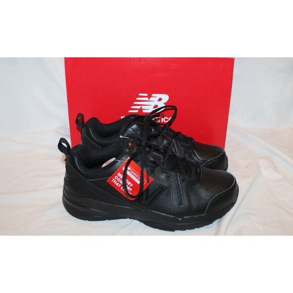 New Balance Men\'s 608v5 Athletic Work Slip Resistant Sneakers Black 10 4E Wide main image 5